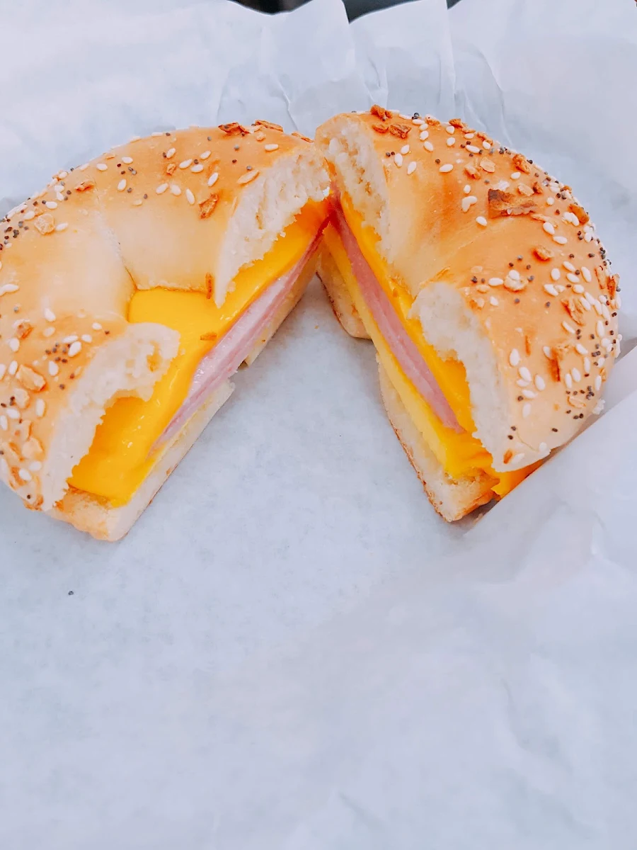 Egg N Cheese Everything Bagel