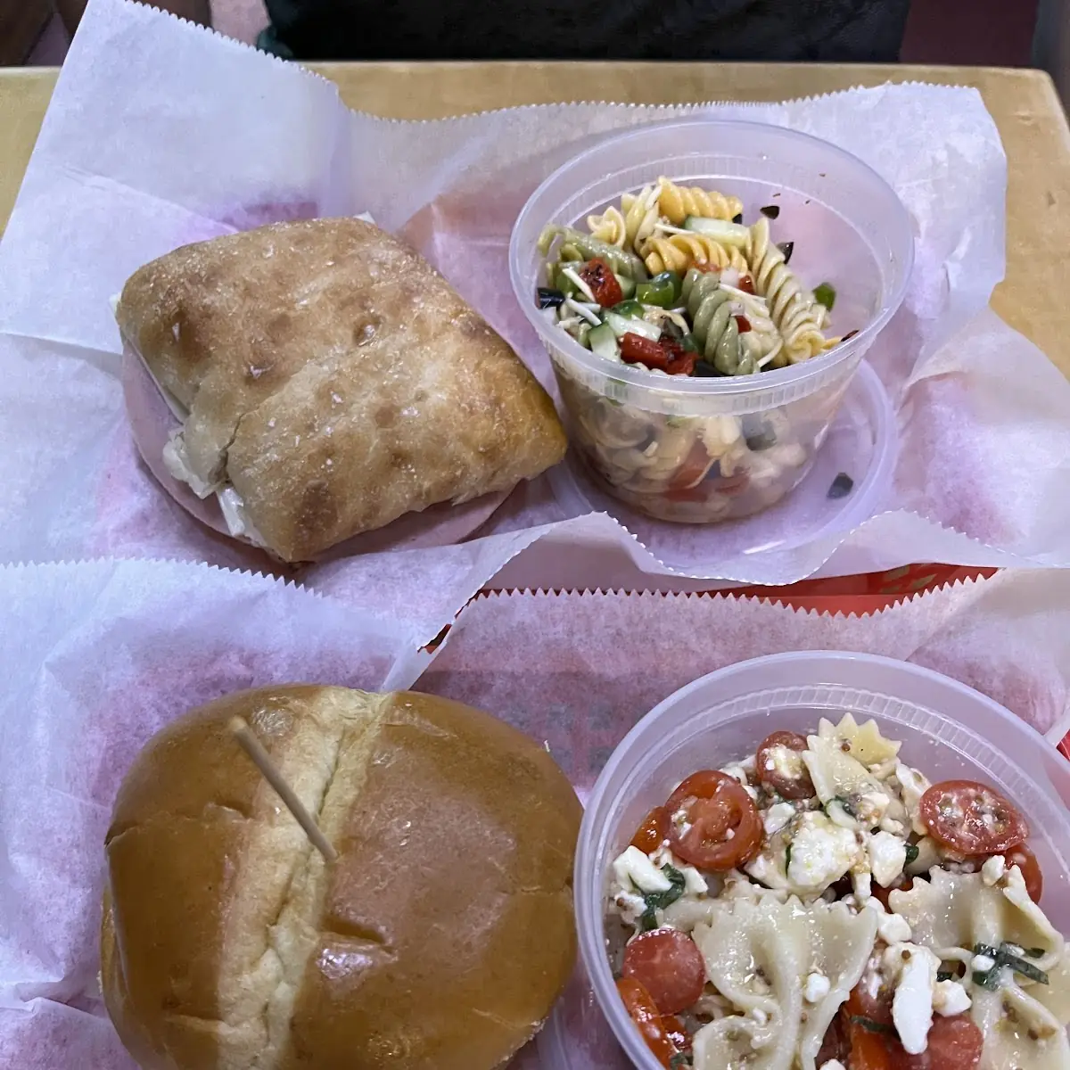 Sandwich with Pasta Salad