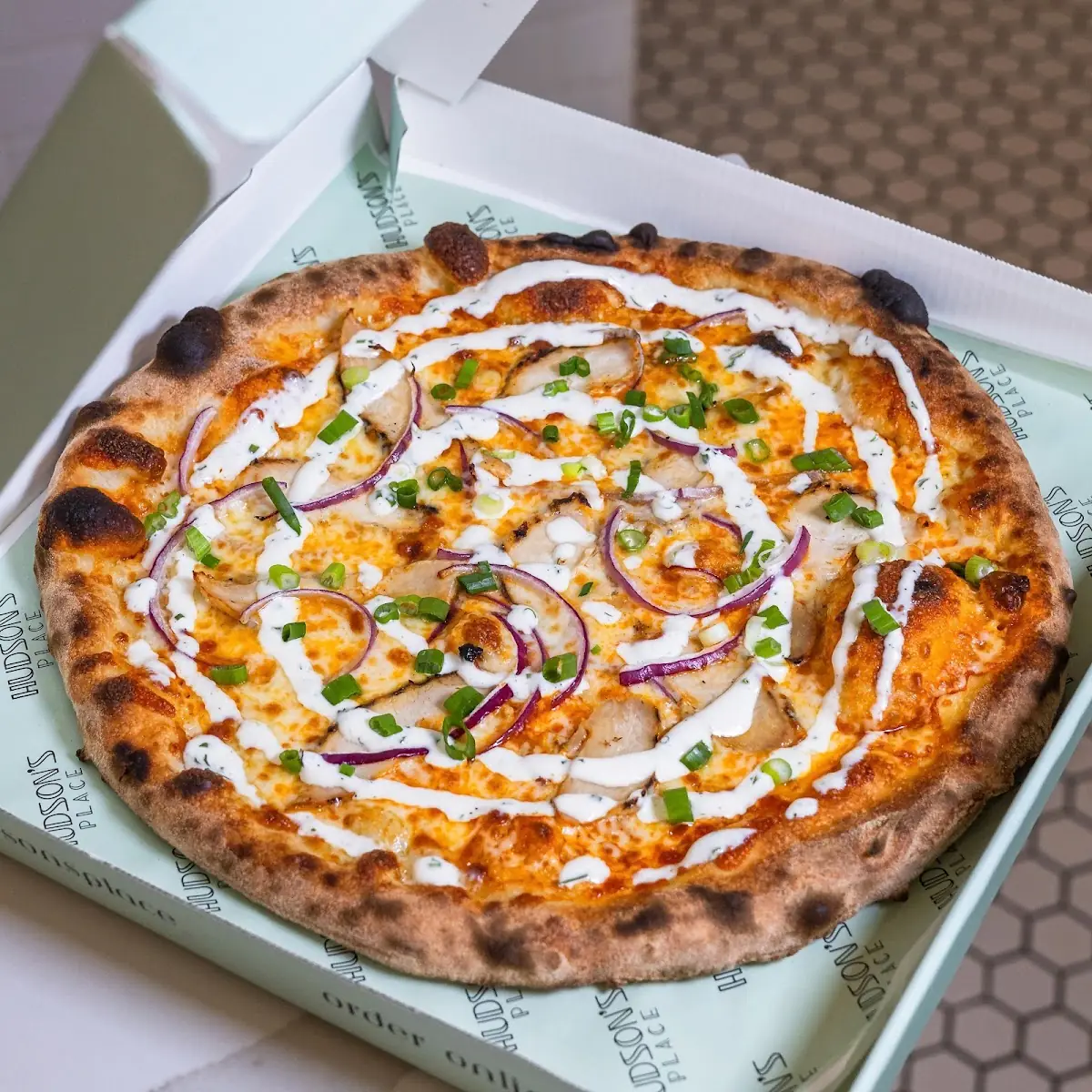 Hot Honey Burrata Pizza