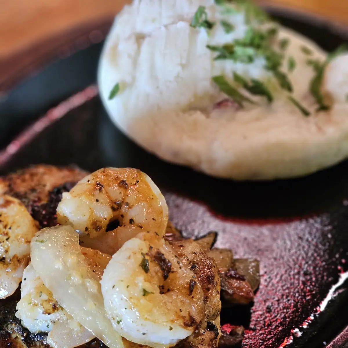 Shrimp 'N Parmesan Sirloin