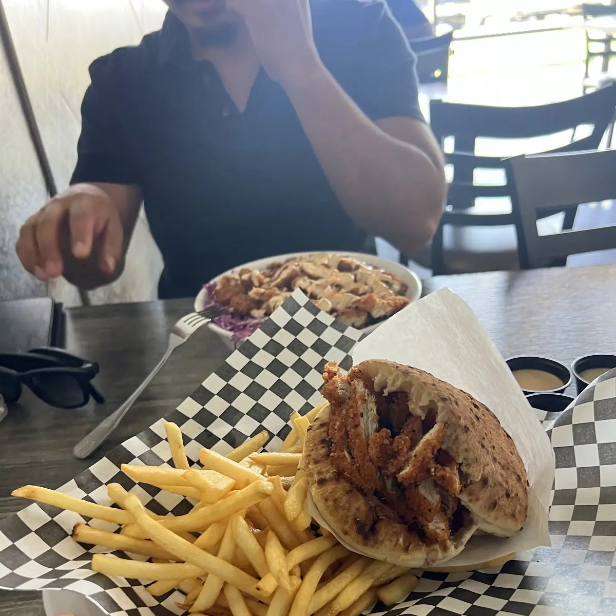 Baby Chicken Shawarma Pita