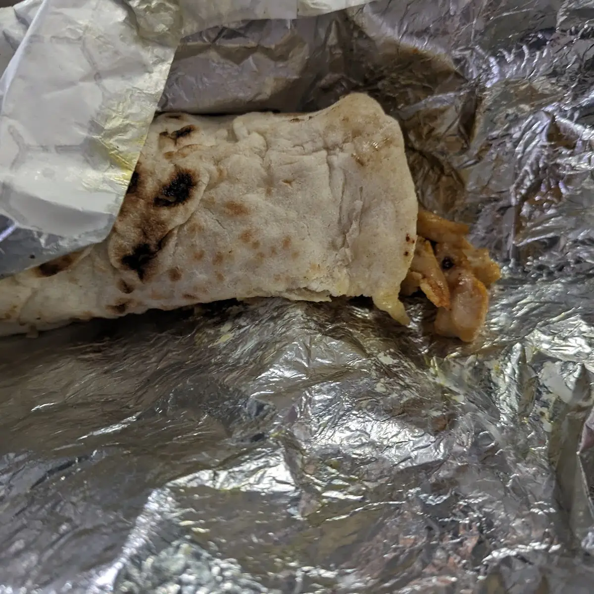 Shawarma in the Pita Bread