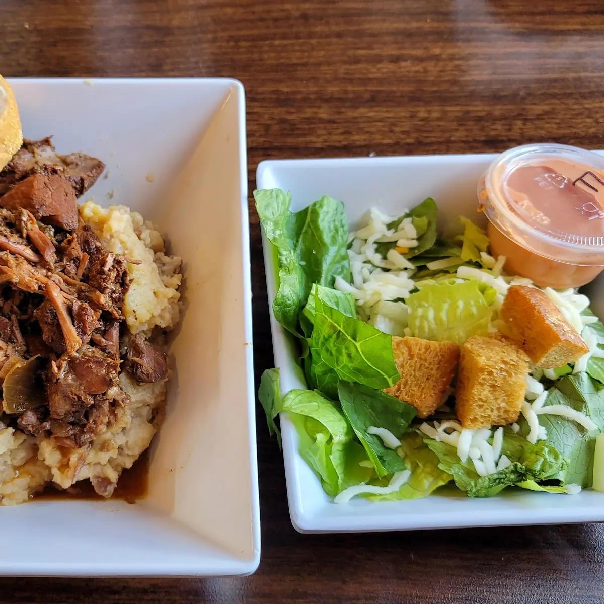 Pot Roast Bowl with Mashed Potatoes