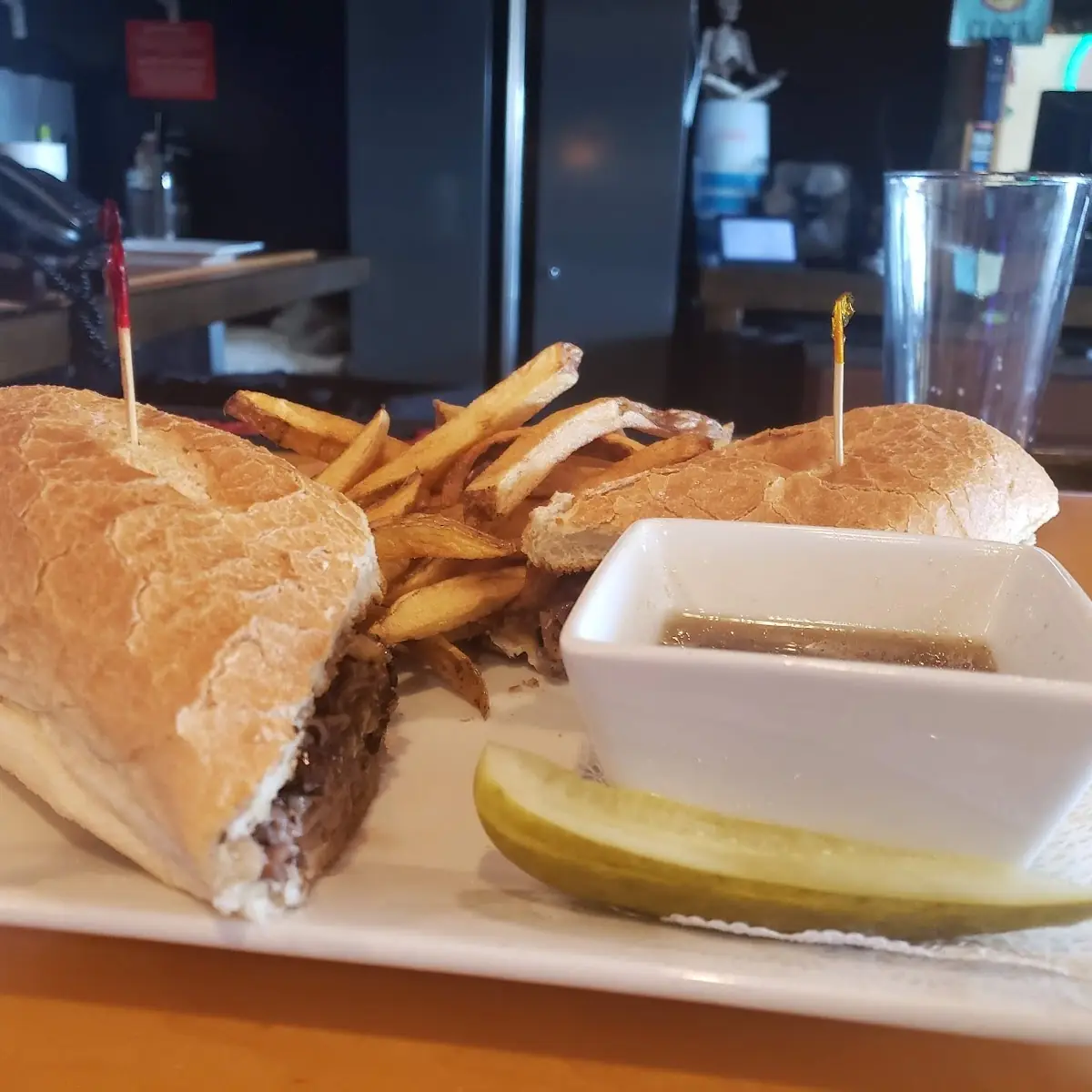 French Dip Served with Chips or Fries