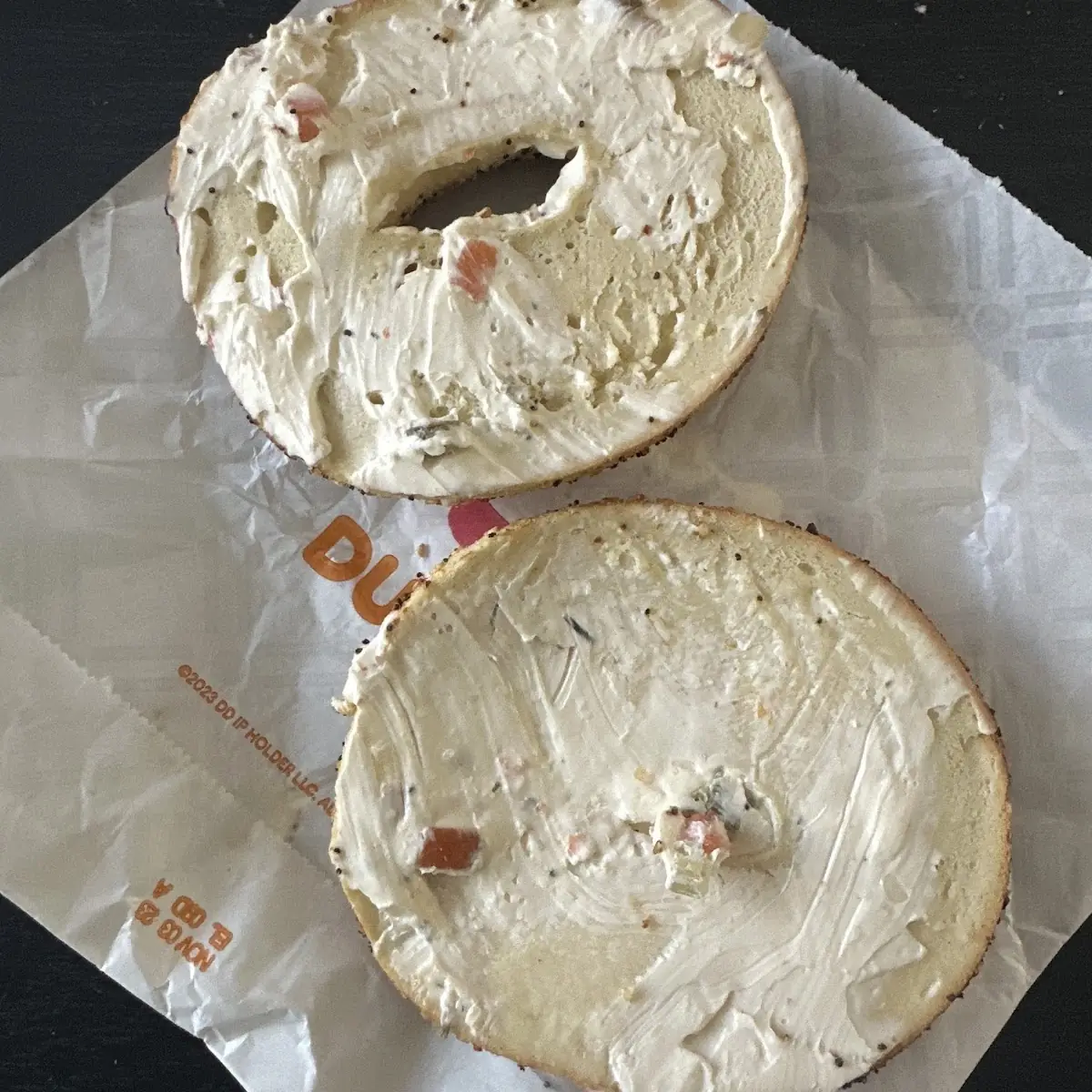 Bagels with Cream Cheese Spread