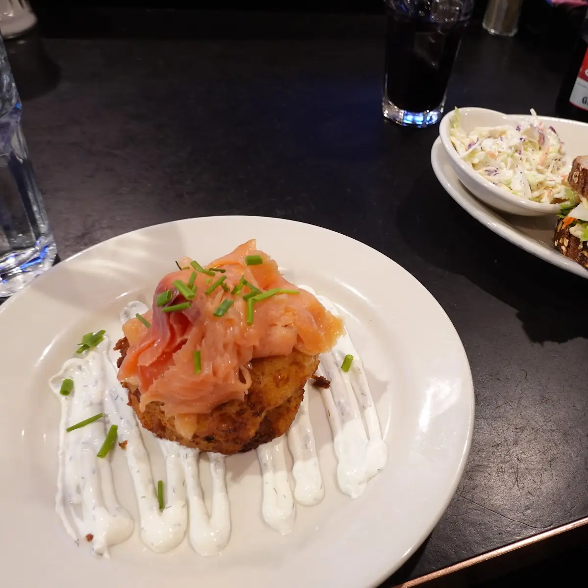 Smoked Salmon Latke