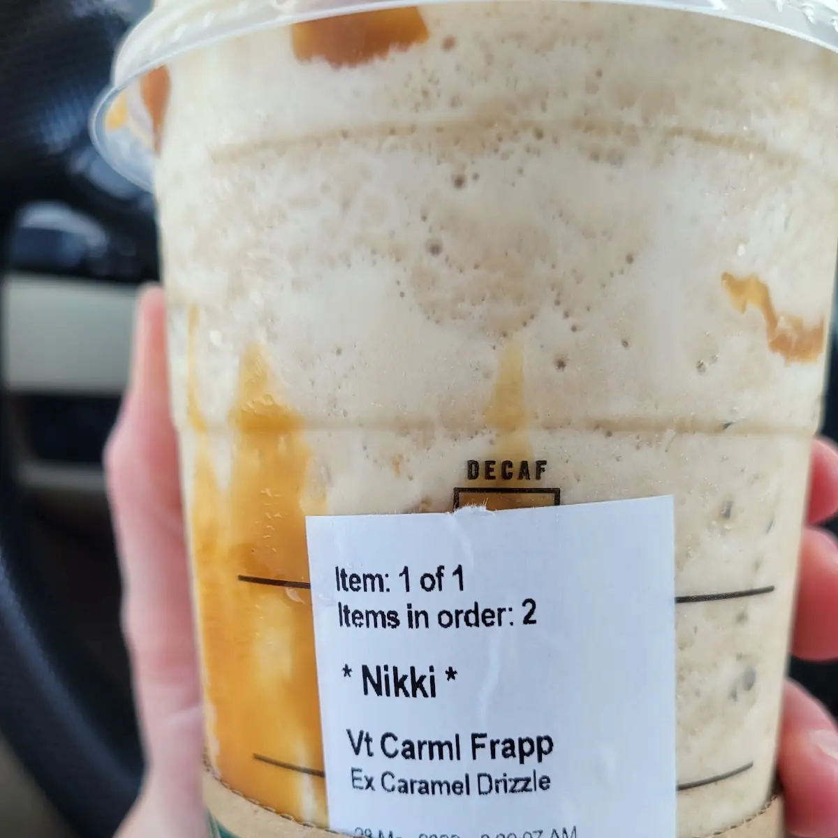 Caramel Frappe