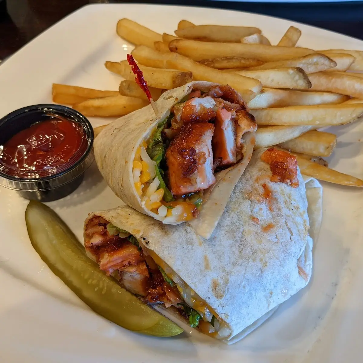 Barbecue Chicken Wrap