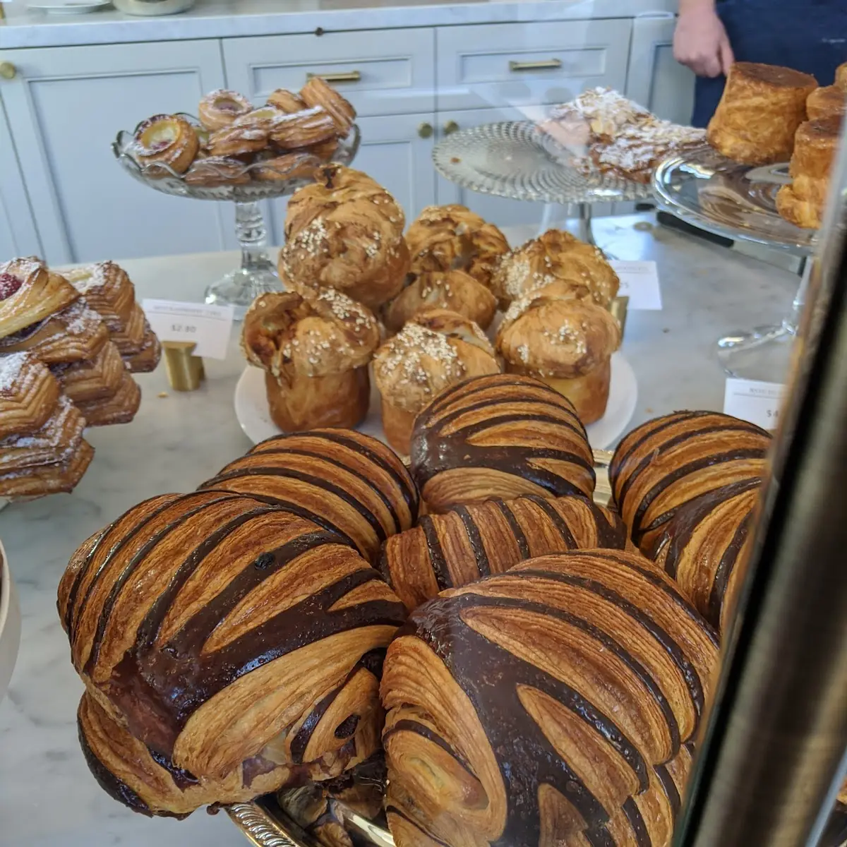 Assorted French Pastries and Breads