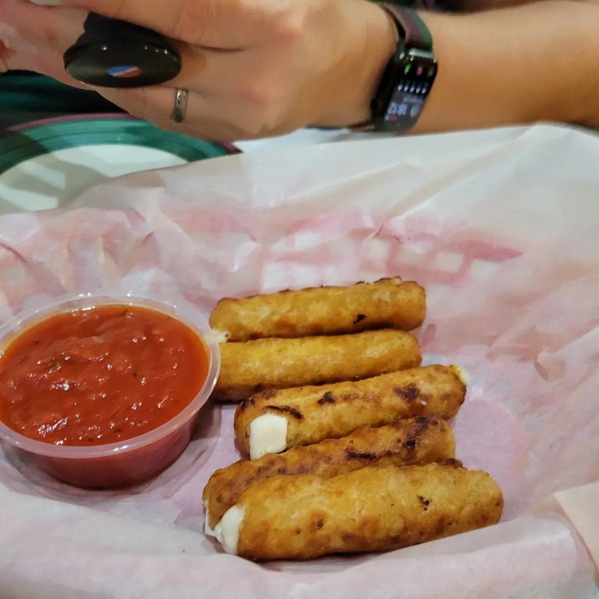 Mozzarella Sticks with Marinara Sauce
