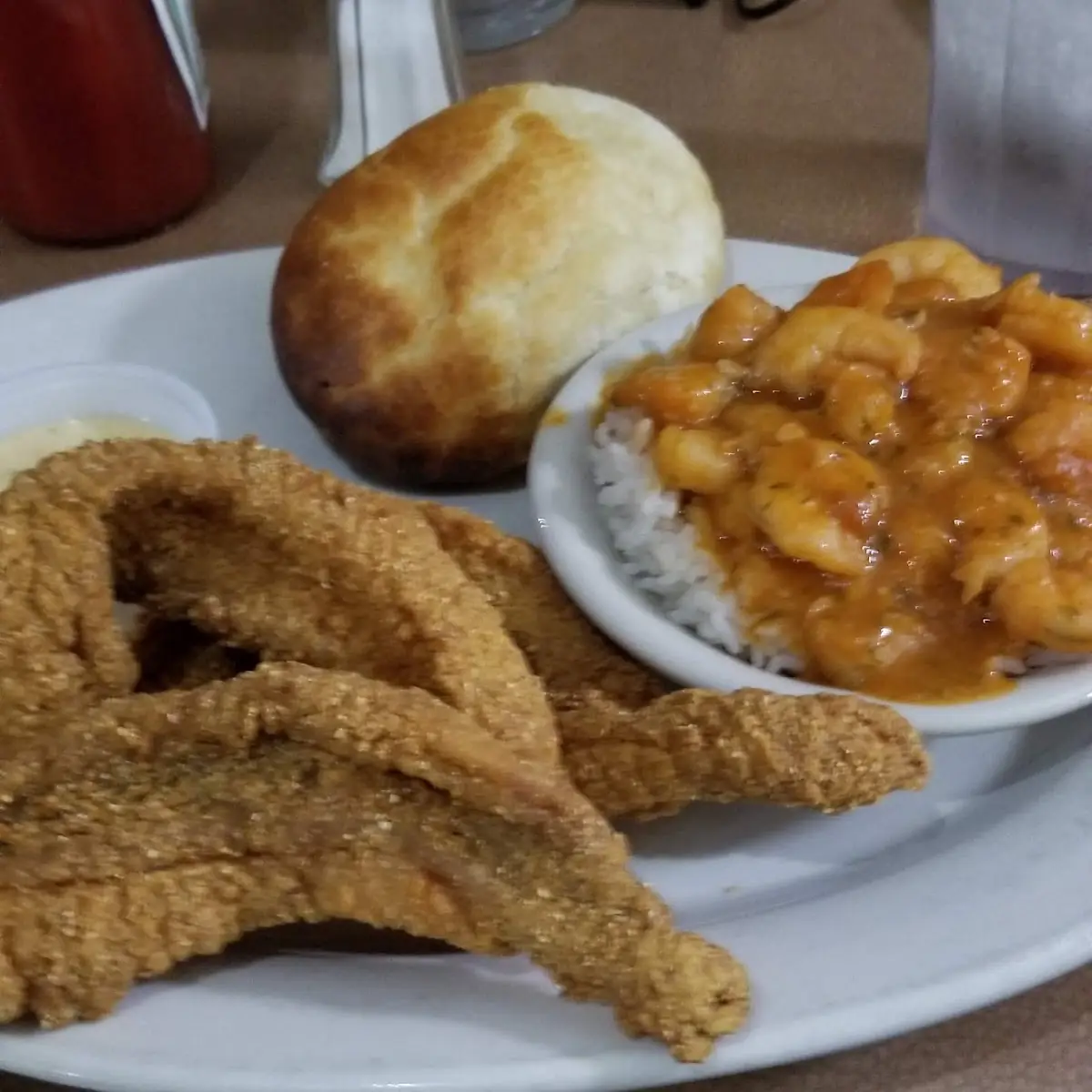 Combination Fried Shrimp & Fried Catfish