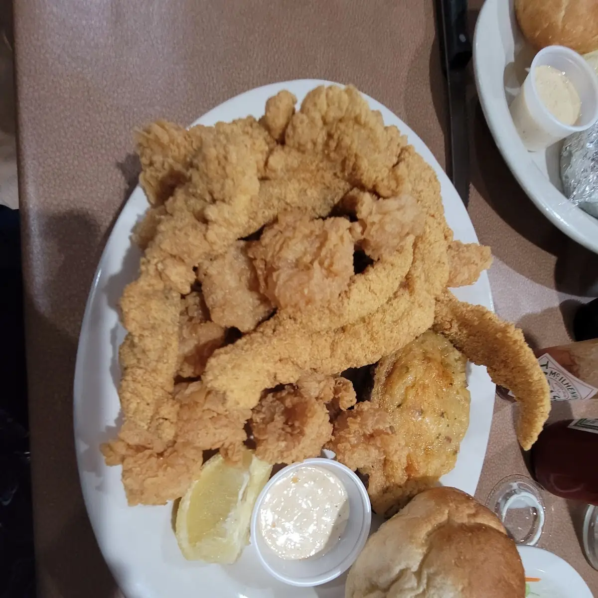 Fried Fish and Shrimp Combo