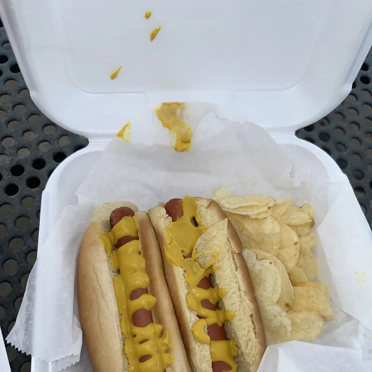 Hot Dog with Chips