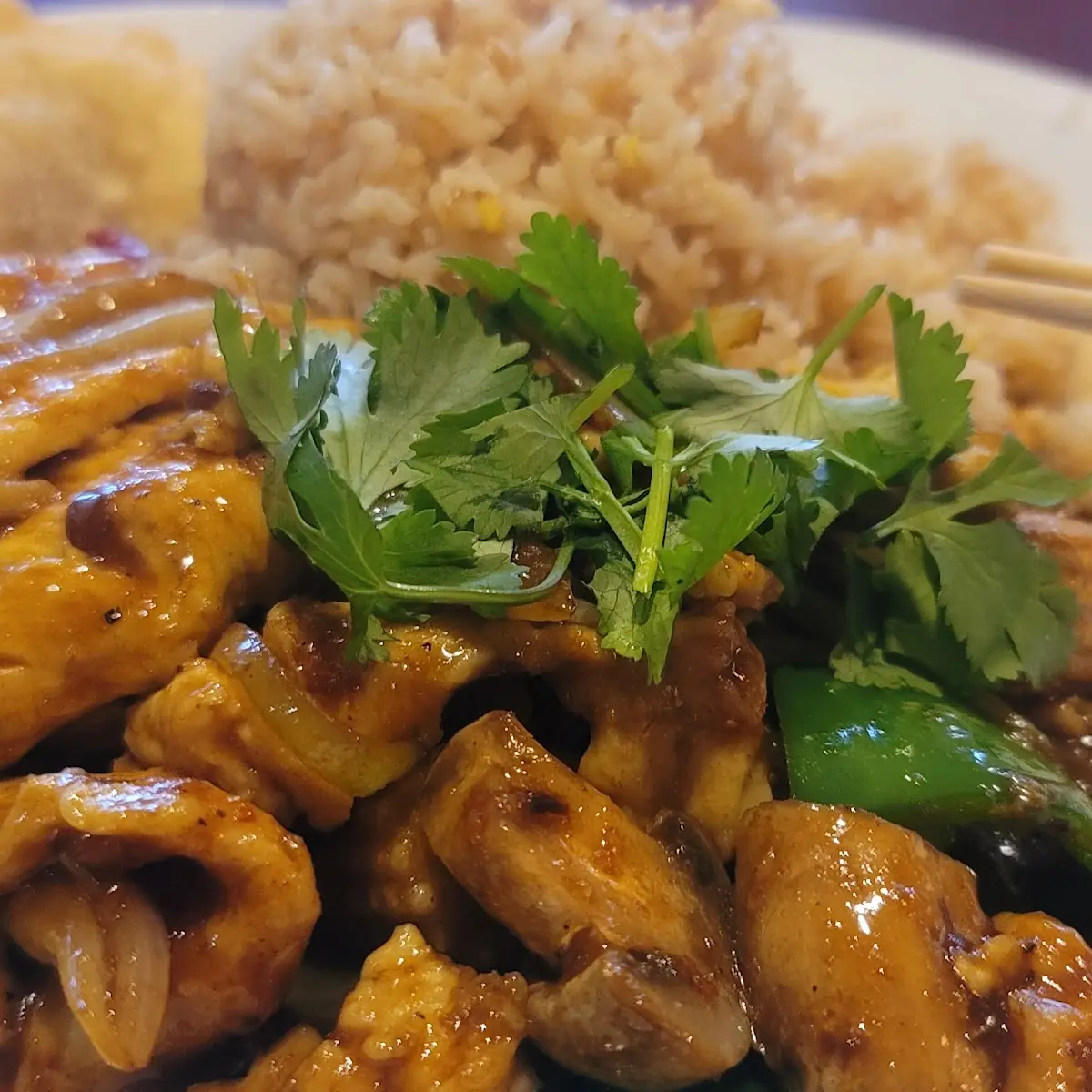 Triple Delight with Sate Sauce