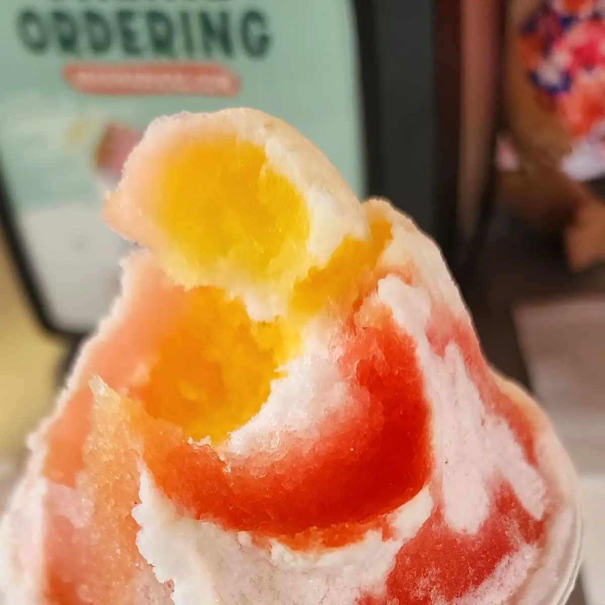 Passion Fruit Mango Pineapple Shaved Ice