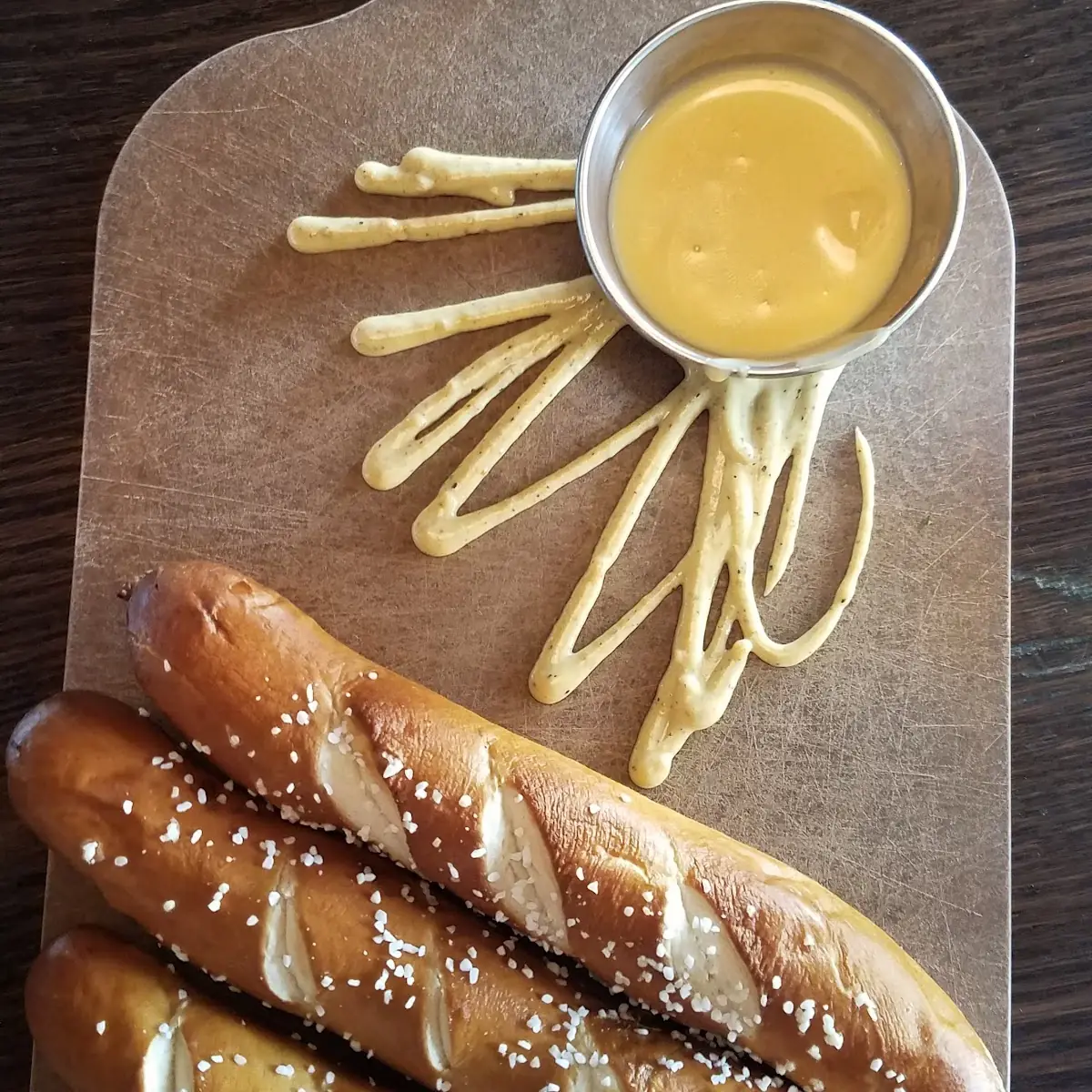 Beer Cheese Pretzels