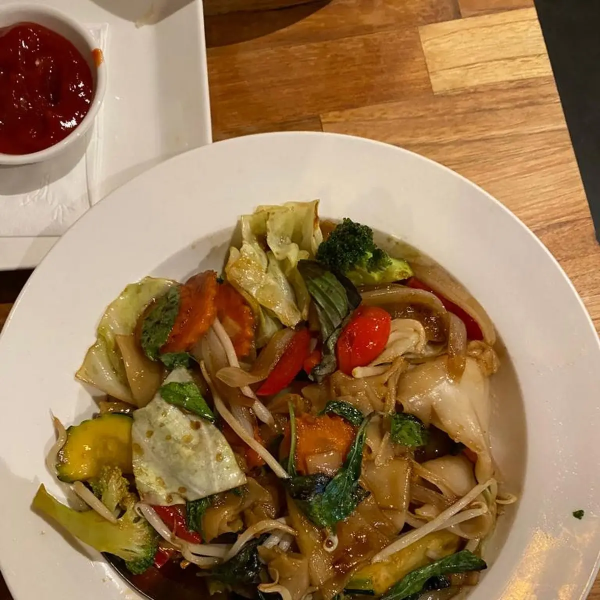 Salmon Drunken Noodles