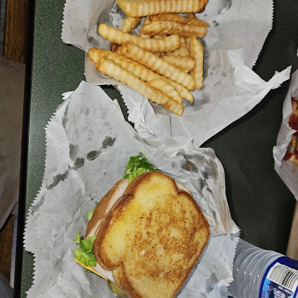 Club Sandwich with Fries
