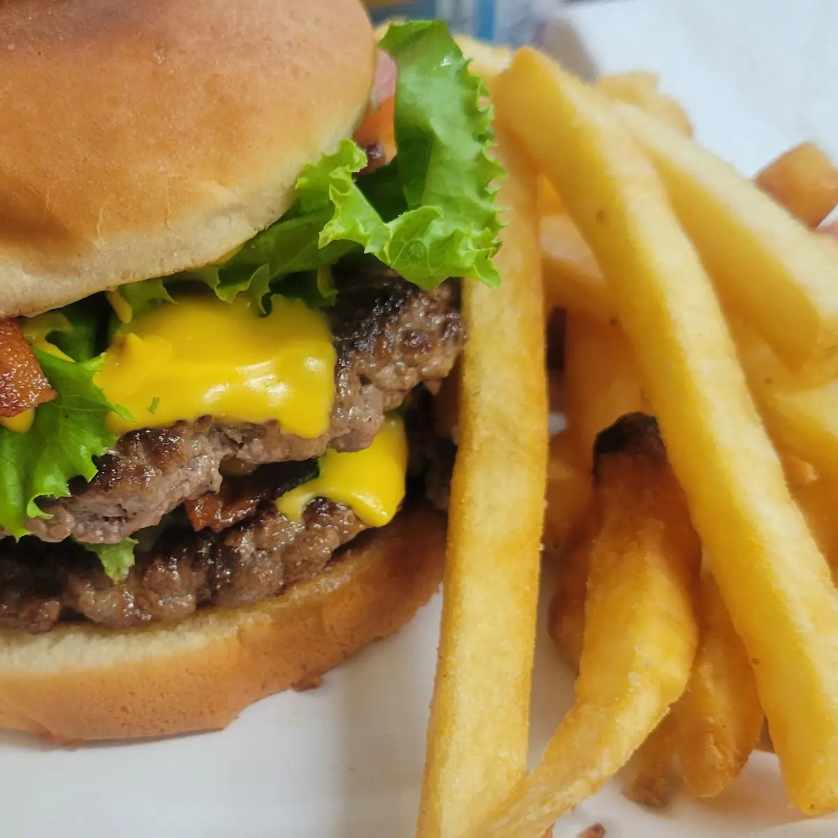 Double Cheeseburger with Fries
