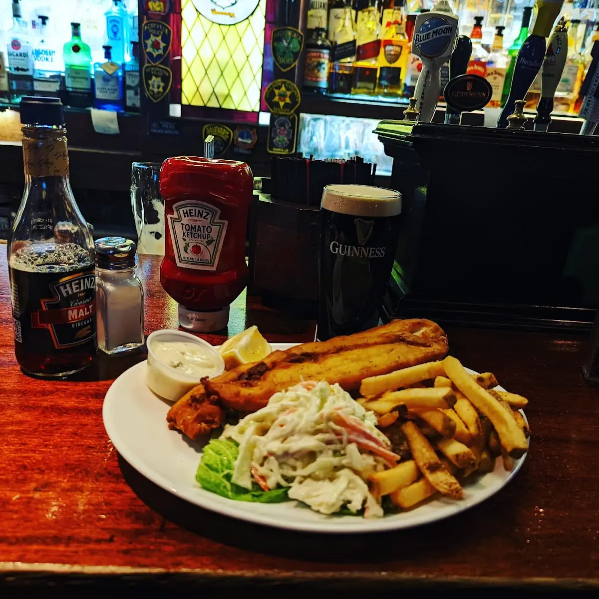 Harp Beer Battered Fish and Chips