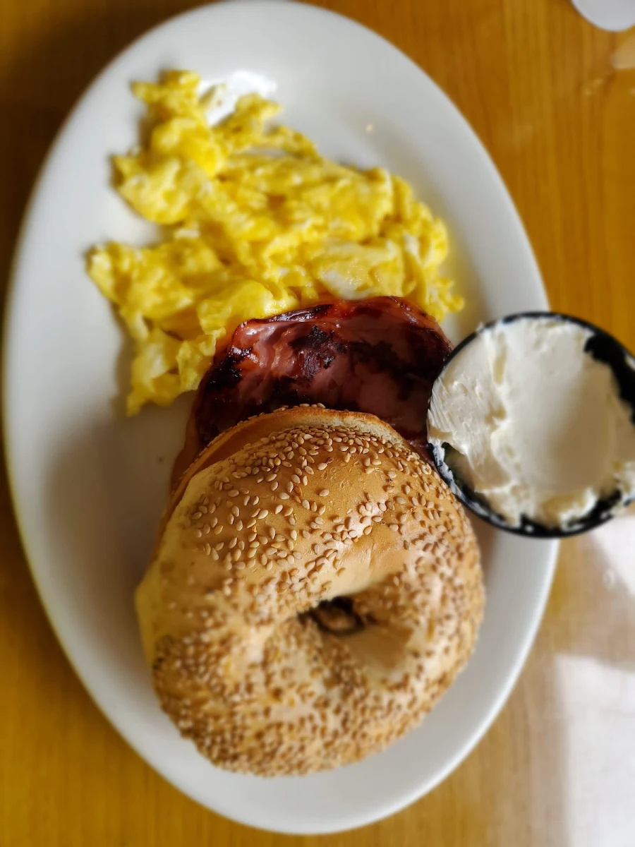 Scrambled Eggs and Bagels