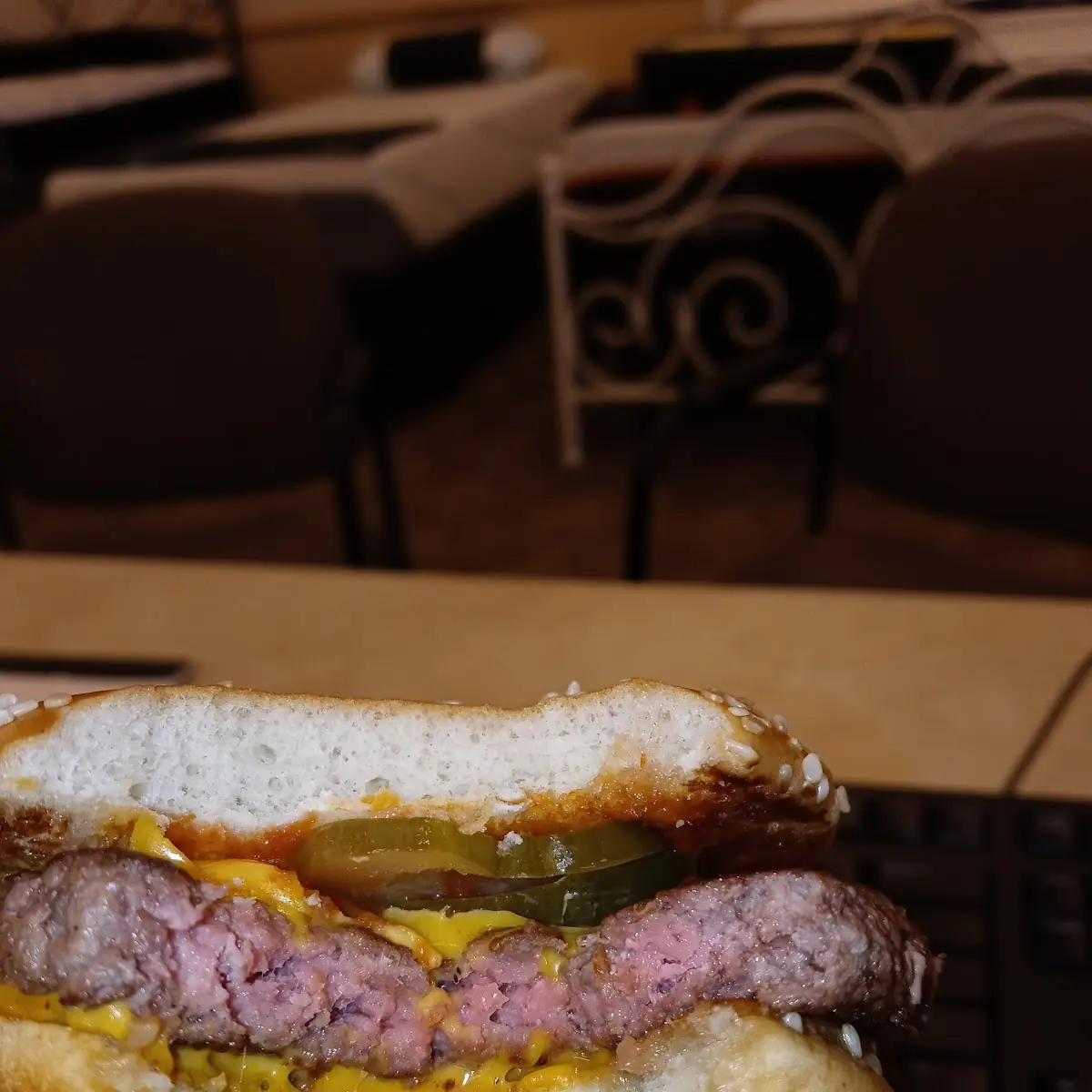 Half Cooked Quarter Pounder