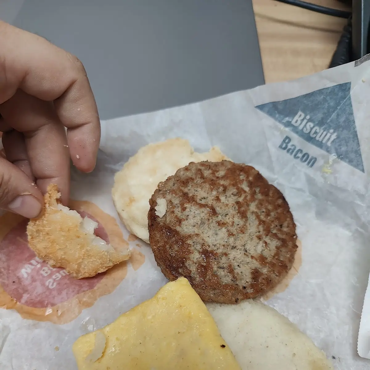 Sausage Egg Mcmuffin with Cheese