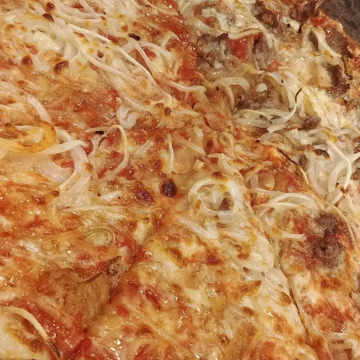 Cheese Pizza with Onion