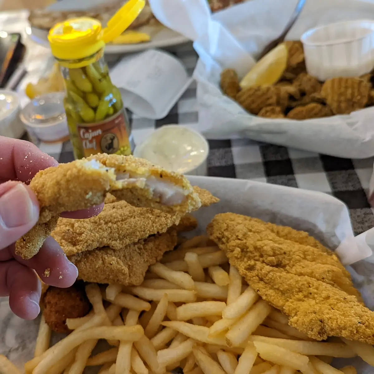 1 Catfish 1 Chicken Strip