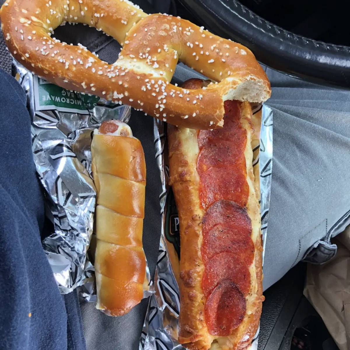 Pretzel Cheese Dog