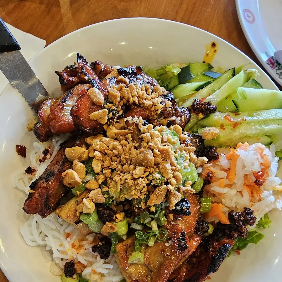 Roast Pork Vermicelli Salad