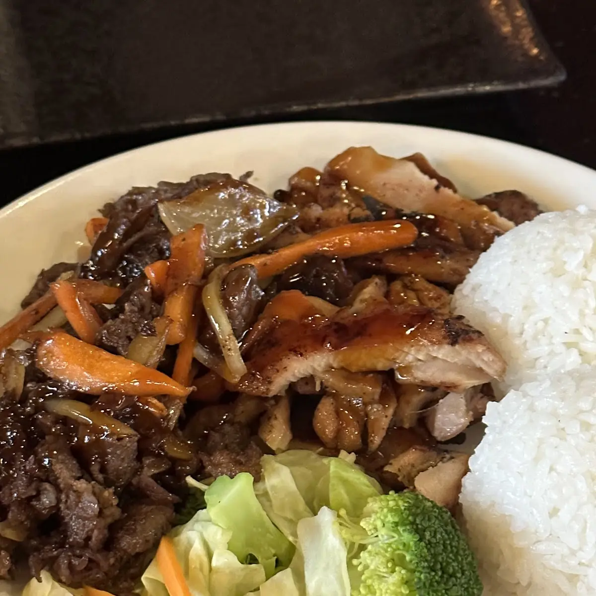 Chicken & Bulgogi Beef Teriyaki GF