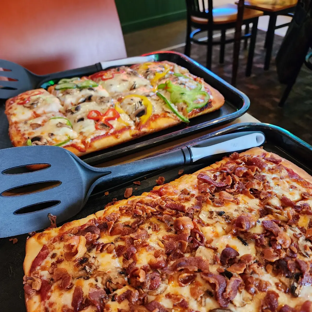 Bacon and Mushrooms Pizza
