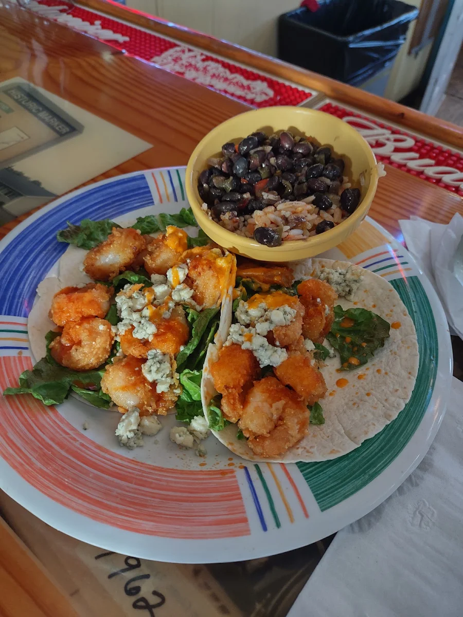 Buffalo Shrimp Tacos