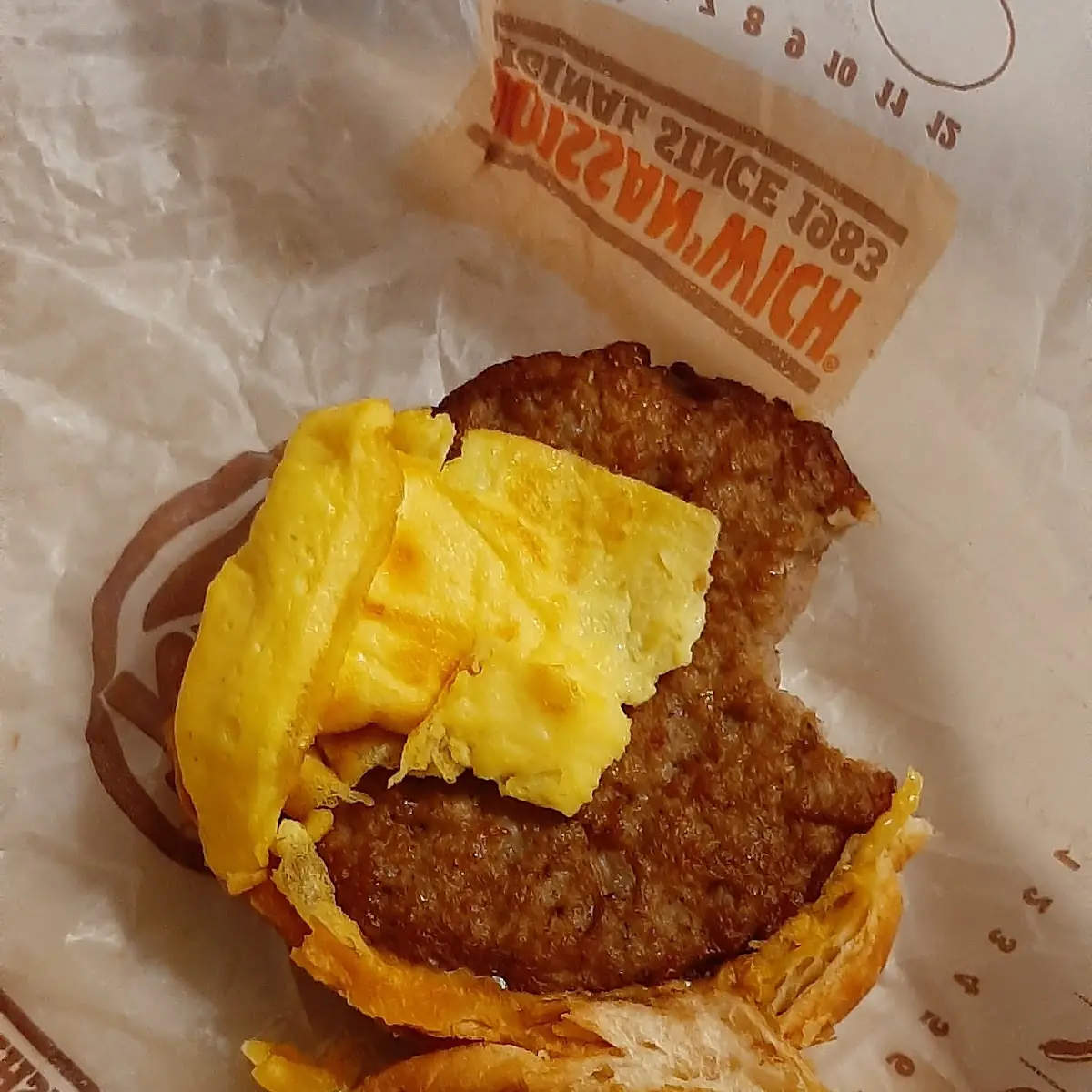 Sausage Egg Cheese Croissant