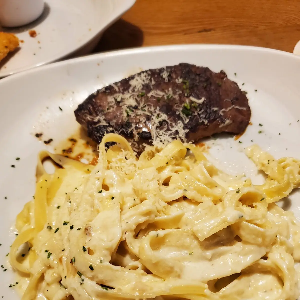 Steak Gorgonzola Alfredo