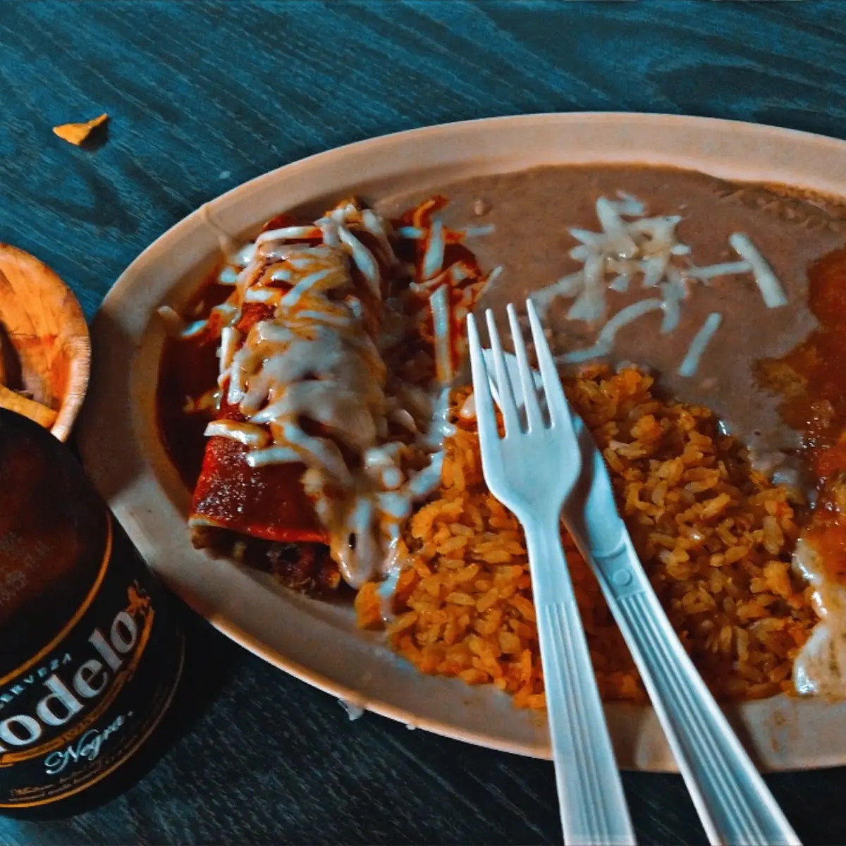 Enchilada Chile Relleno Plate Combo
