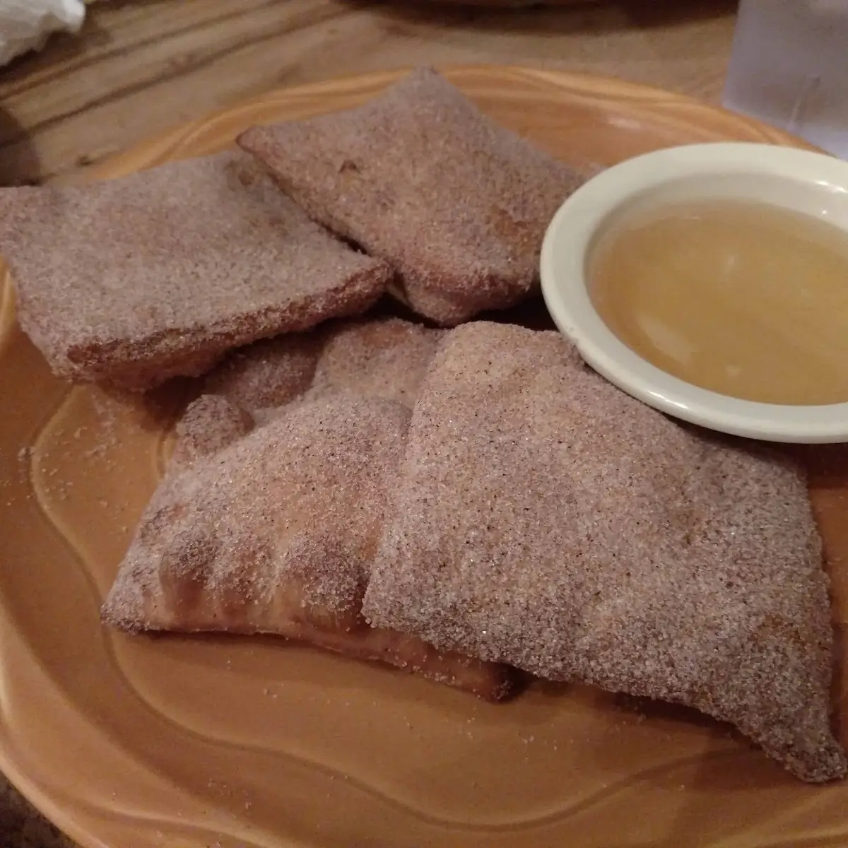 Sopapillas with Cinnamon Brown Sugar Coating