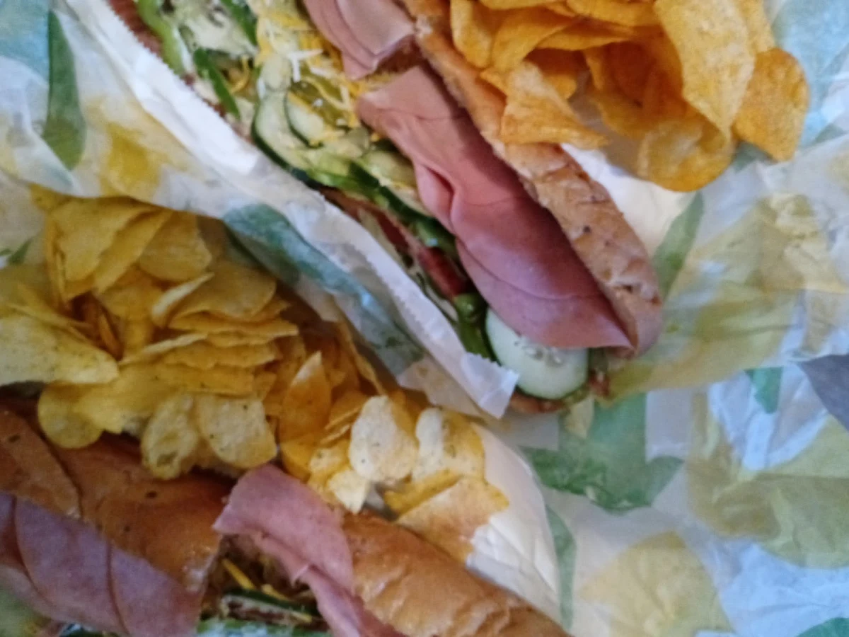 2 Cold Cut Foot Long Sandwiches