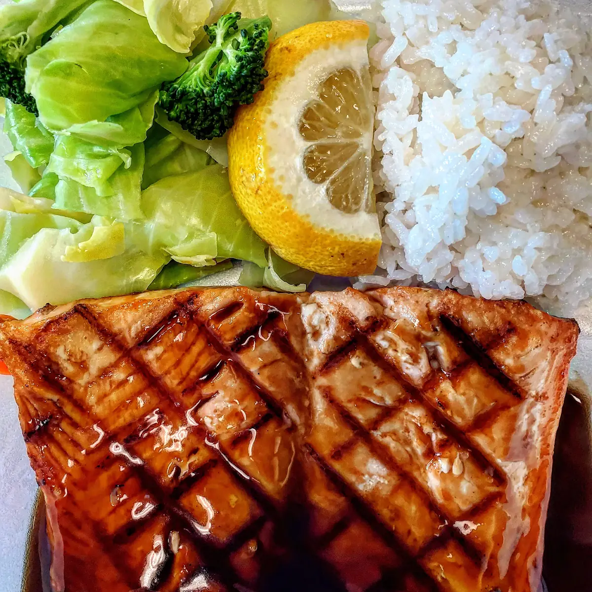 Fresh Grilled Salmon Teriyaki