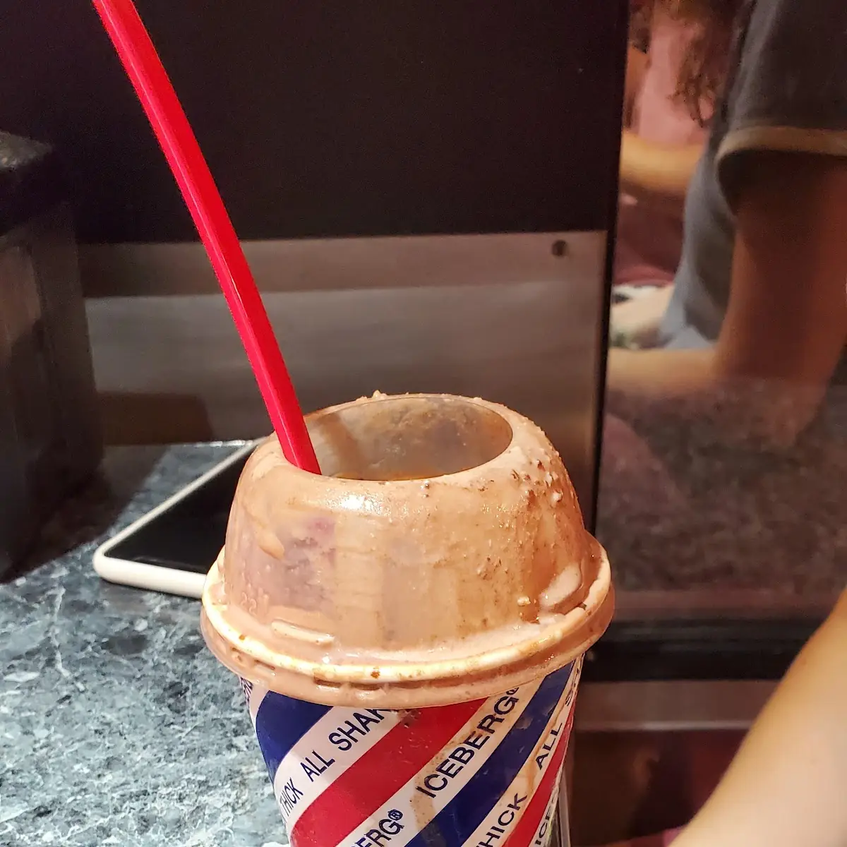 Kids Sized Chocolate Shake