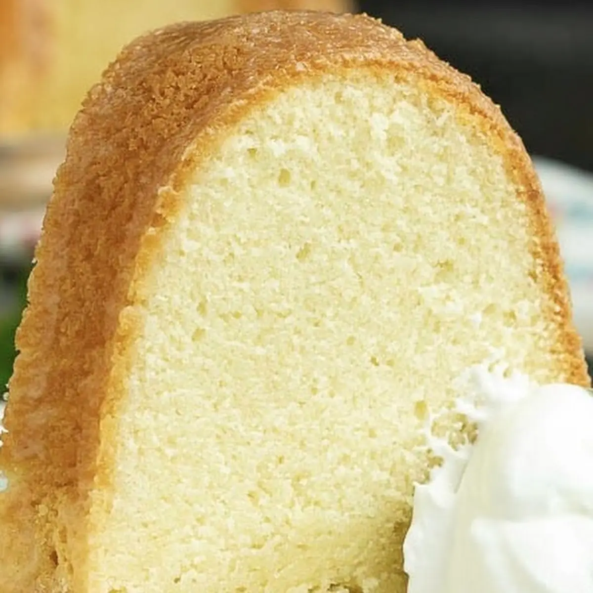 Slice Homemade Pound Cake