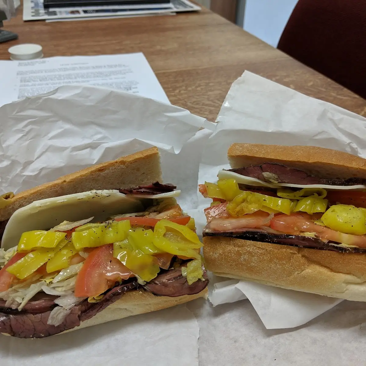 Roast Beef with Provolone Cheese