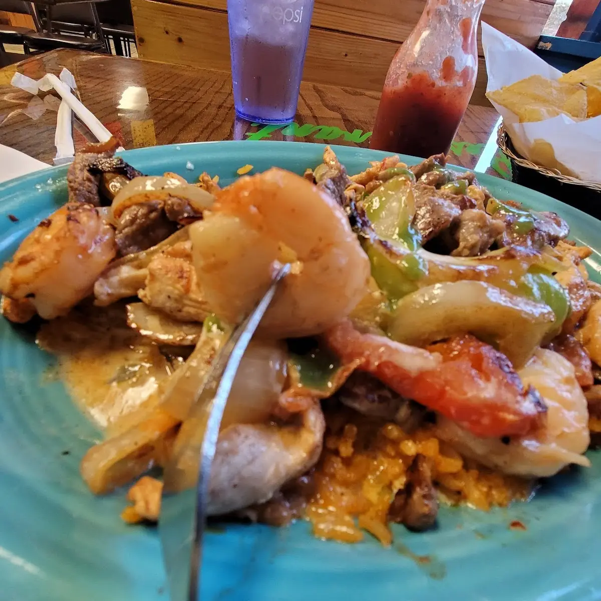 Shrimp Fajitas