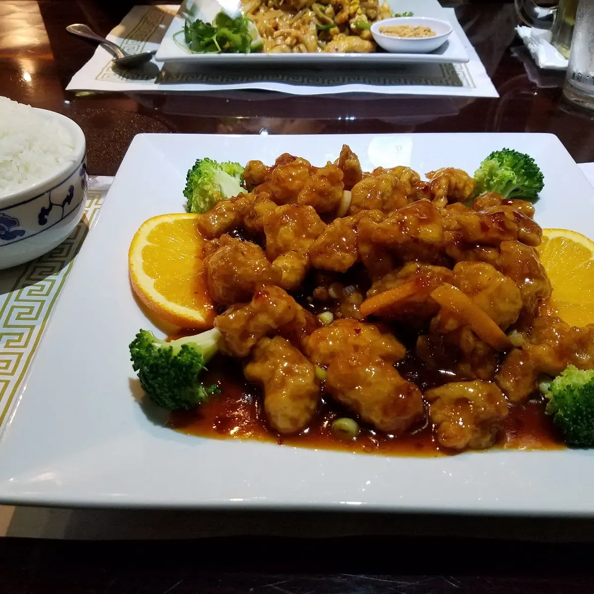 Orange Chicken Dinner