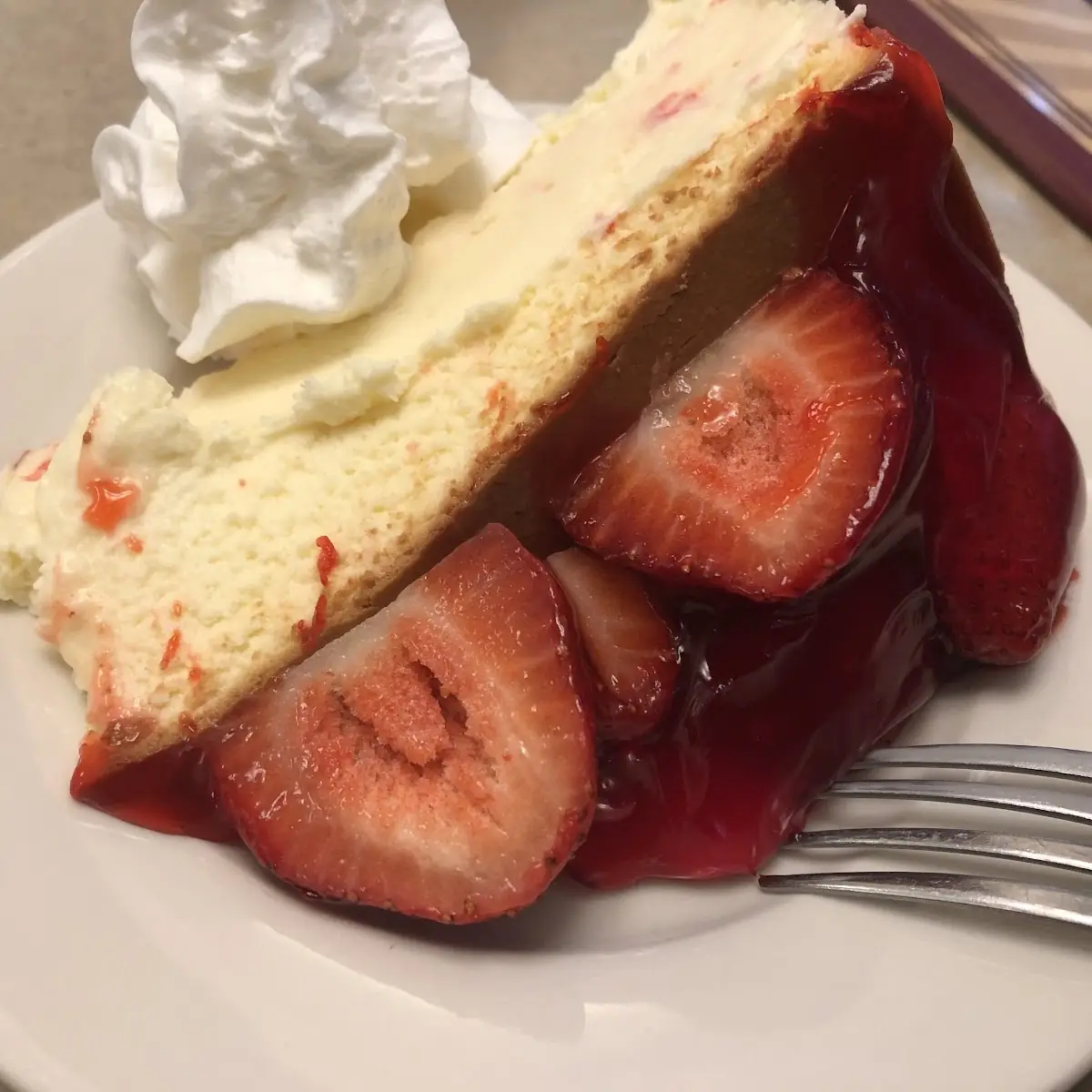 Fresh Strawberry Cheesecake