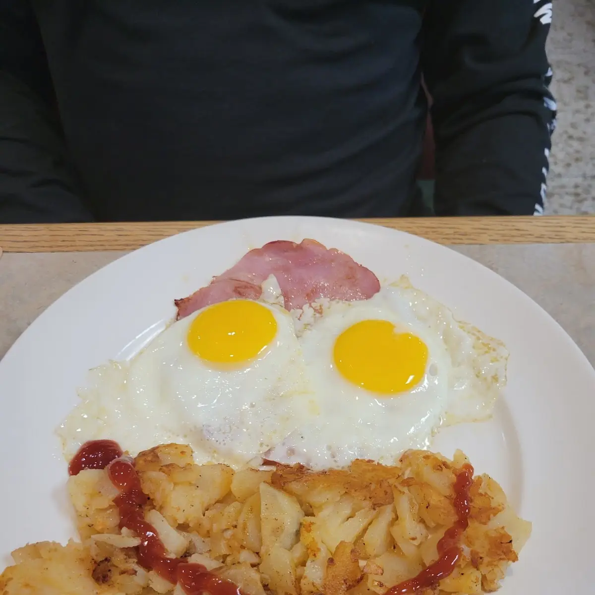 Two Eggs Any Style with Taylor Ham Breakfast