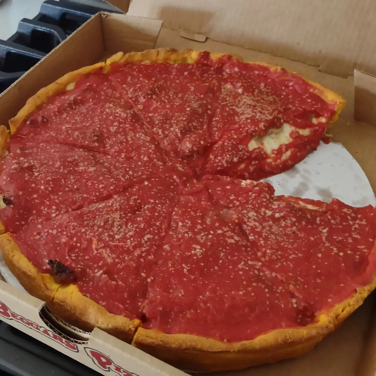 Deep Dish Sausage Pizza