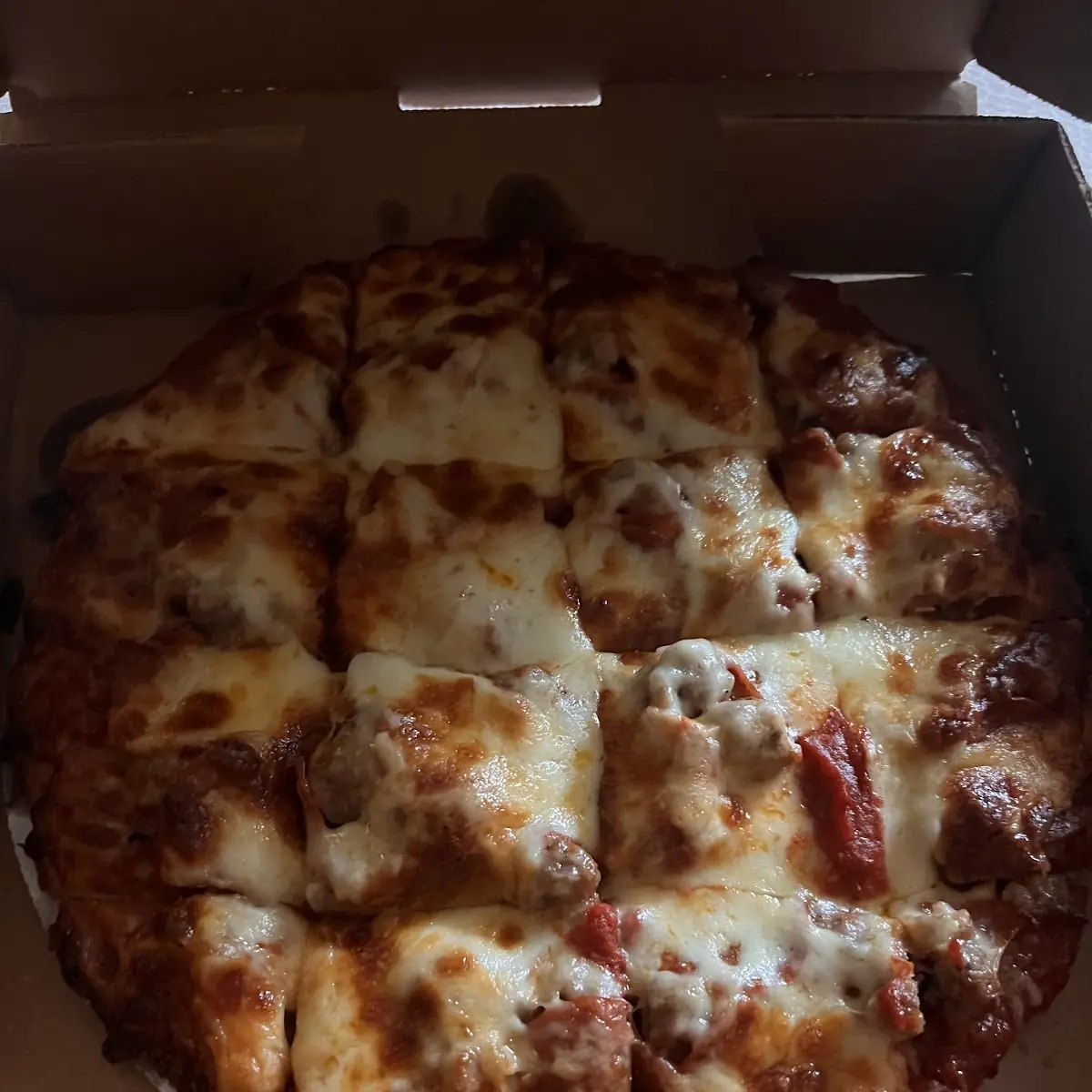 Sausage and Pepperoni Pizza