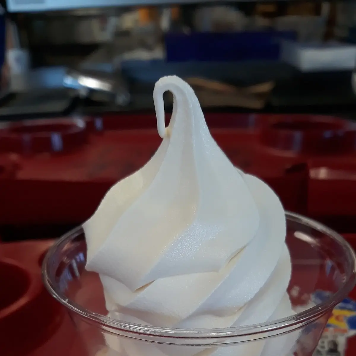 Vanilla Soft Serve Dish